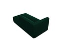 Sezlong living dreapta 1 loc, Ruby, Micadoni Home, BL, 180x93x69 cm, catifea, verde bottle