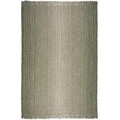 Covor cu 2 fete Jute Ombre Green, Flair Rugs, 60x110 cm, iuta/lana, verde