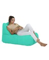 Fotoliu puf, Bean Bag, Ferndale Trendy, 105 x 75 cm, poliester impermeabil, turcoaz