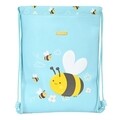 Rucsac pentru copii, Safta, Bees, 26 x 34 x 1 cm, poliuretan, multicolor