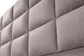 Pat matrimonial, Stockholm, Cubic E, 140x200 cm, saltea tip Pocket, topper memory, Taupe