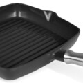 Tigaie grill, Greenpan, Featherweights, 26 x 26 cm, aluminiu turnat