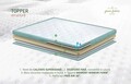 Pat matrimonial, Stockholm, Cubic E, 140x200 cm, saltea tip Pocket, topper memory, Mint