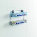 Suport pentru folie aluminiu Eureka!, Metaltex, 20x32.9 cm, metal/ invelis din polytherm, argintiu