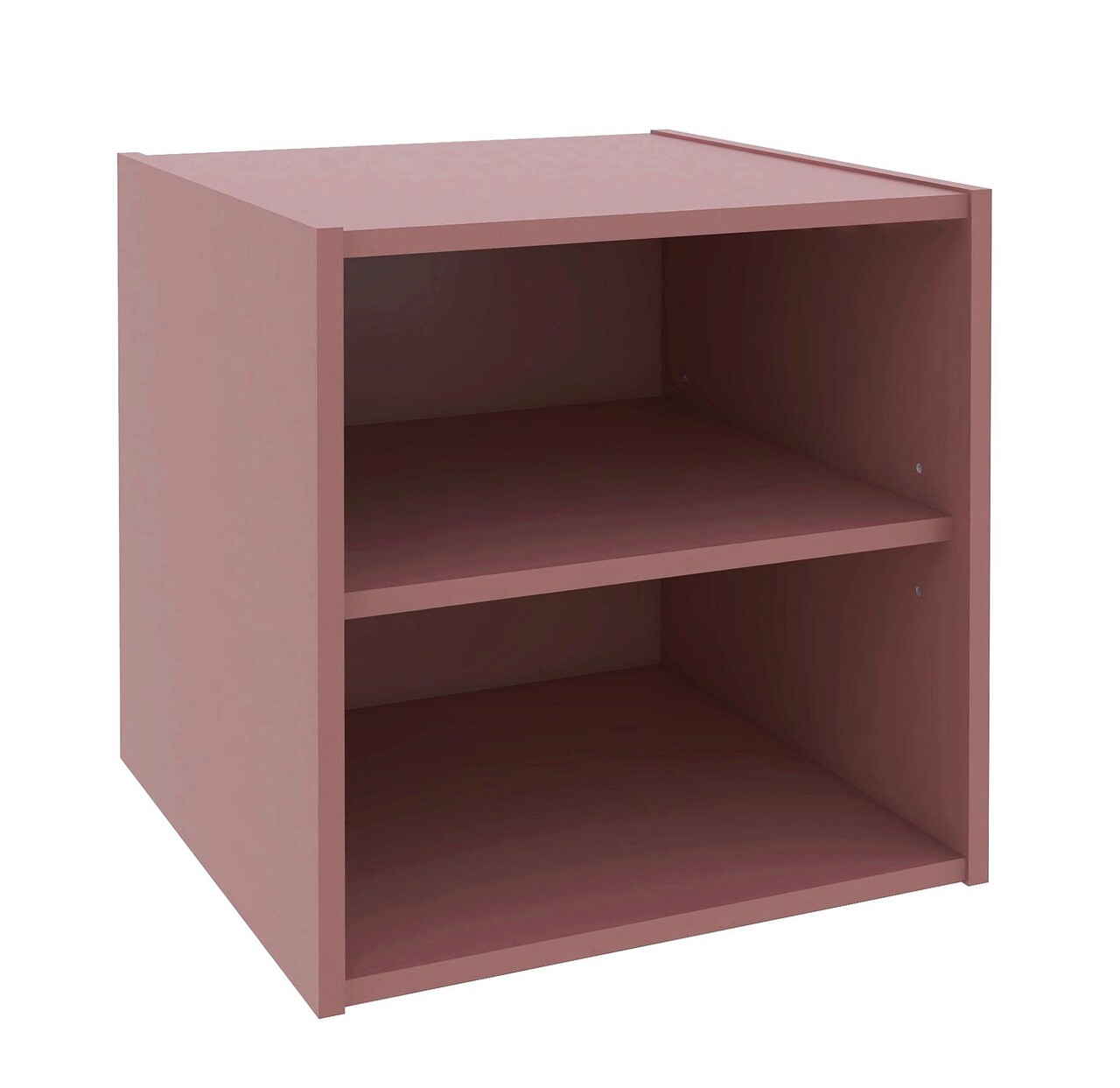 Raft modular Composite Cube W-Shelf, Bizzotto, 35x35x35 cm, PAL/MDF, caramiziu