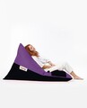 Fotoliu puf, Bean Bag Ferndale, Pyramid Double Color, 145 cm, poliester impermeabil, mov