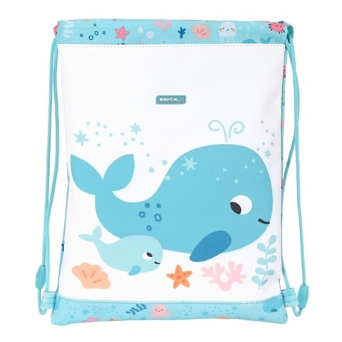 Rucsac pentru copii, Safta, Whale, 26 x 34 x 1 cm, poliuretan, multicolor