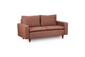 Canapea 2 locuri, Futon, 859FTN2712, Metal, Maro deschis