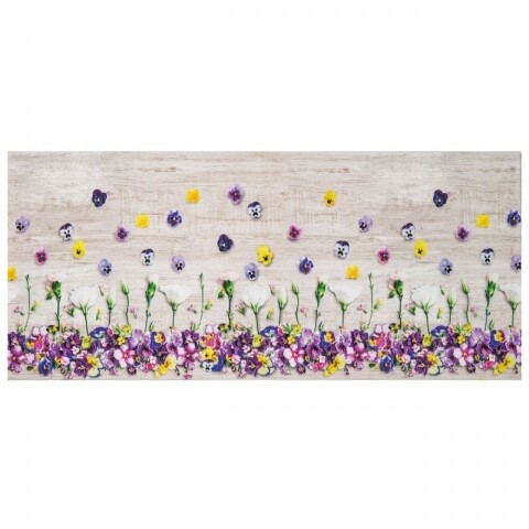 Covor rezistent Webtappeti Viole del Pensiero 58 x 140 cm, multicolor