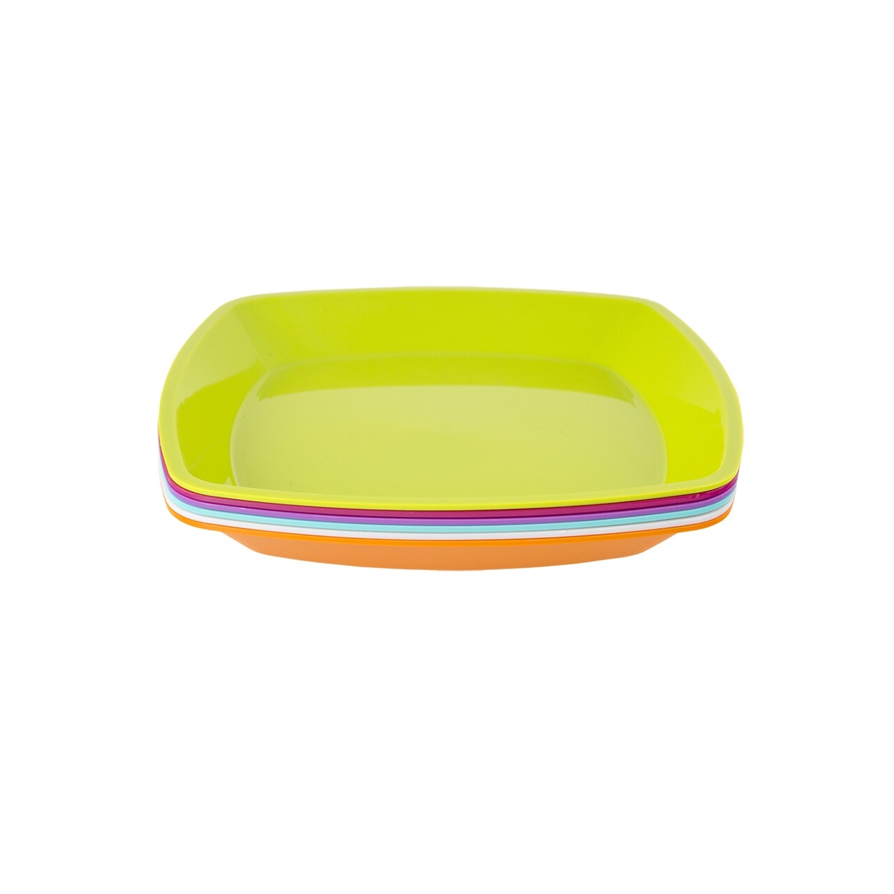 Set 6 Farfurii, Casa Plastor, Enery, 19 Cm Ø, Plastic, Multicolor