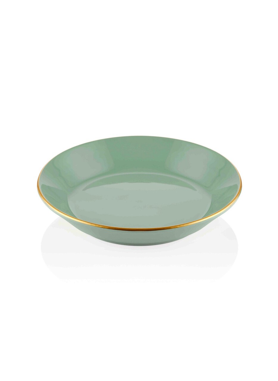 Set farfurii, Mia, 742TMA3311, Ceramica, Verde - 1 | YEO