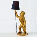 Lampa de masa Monkey Saru, Boltze, 30x21x60 cm, 1 x E27, 60W, polirasina, auriu