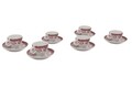 Set de cafea Kutahya Porselen, ZG12KT42093902, 12 piese, portelan