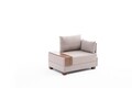 Fotoliu Fly Armchair Right, Balcab Home, 100x80x75 cm, lemn, crem