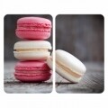 Set 2 protectii universale pentru aragaz Wenko Macarons