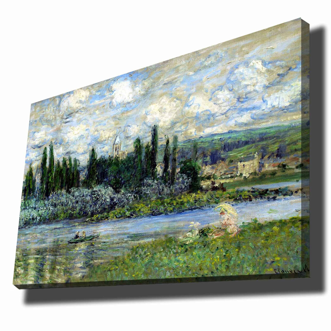 Tablou decorativ, 70100MONET032, Canvas, Lemn, Multicolor - 1 | YEO