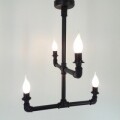 Candelabru All Design, metal, 55x40x40 cm, Black