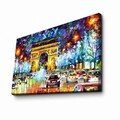 Tablou decorativ, FAMOUSART-090, Canvas, Dimensiune: 45 x 70 cm, Multicolor