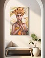 Tablou decorativ Deva -A, Mauro Ferretti, 82x122 cm, canvas pictat/lemn de brad, multicolor