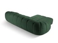 Coltar stanga 4 locuri, Diana-192, Micadoni Home, 334x182x72 cm, catifea structurata, verde