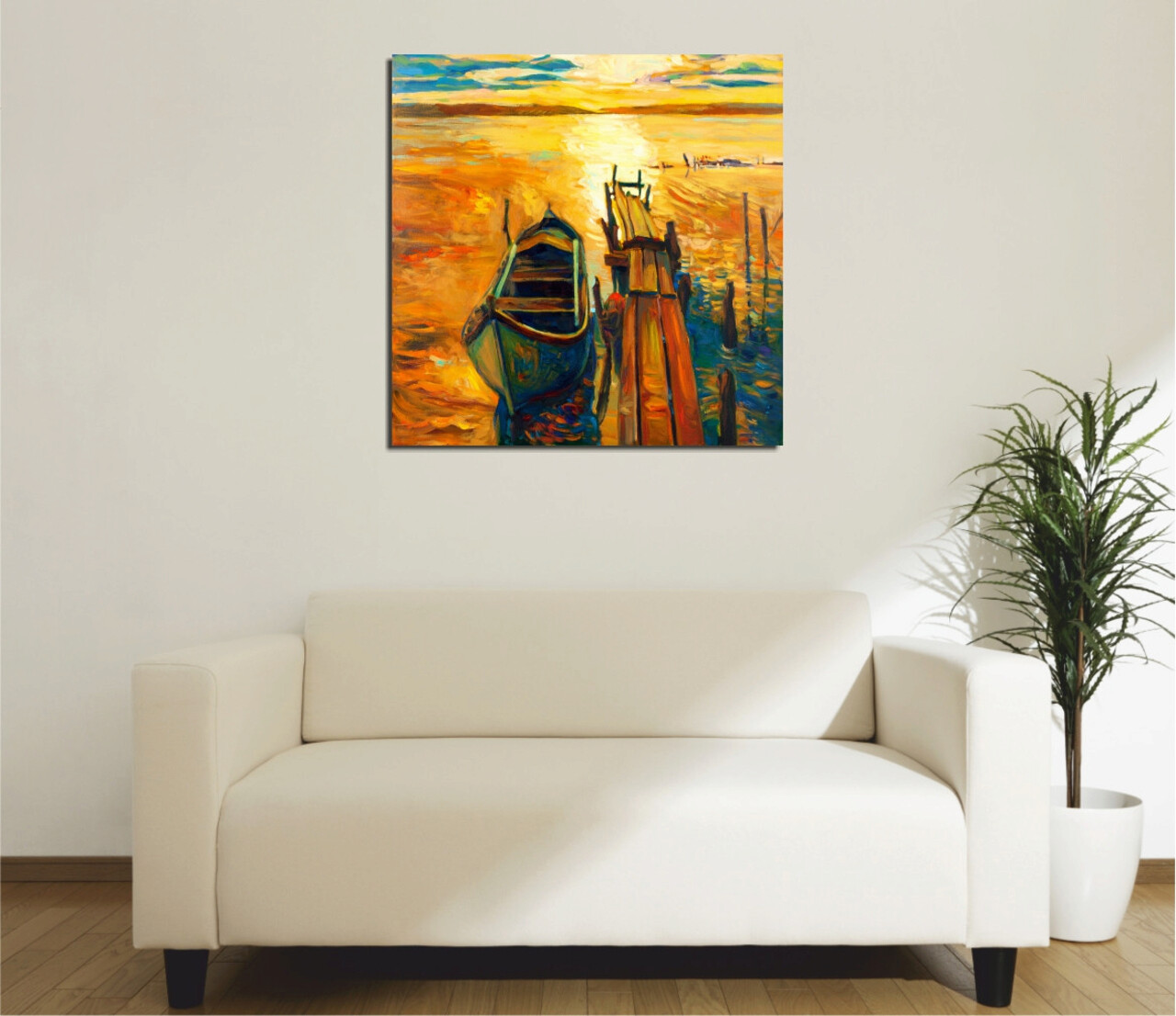 Tablou Decorativ, KC066, Canvas, Dimensiune: 45 X 45 Cm, Multicolor