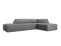 Coltar dreapta 4 locuri, Ruby, Micadoni Home, BL, fara cotiera, 273x180x69 cm, poliester, gri