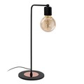 Lampa de masa, Alby, 525NOR2169, Metal, Negru/Cupru