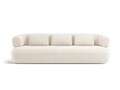 Canapea 4 locuri, Jenny-67, Micadoni Home, 226x90x73 cm, tesatura boucle, bej