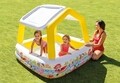 Piscina gonflabila cu acoperis pentru copii Intex House, 295 L, 157x157x122  cm, polivinil, multicolor