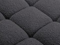 Taburet, Bellis-213, Micadoni Home, 94x94x43 cm, tesatura boucle, grafit