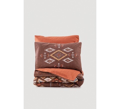 Lenjerie de pat pentru o persoana Single XXL (DE), Belize - Brown, Cotton Box, Bumbac Ranforce