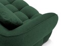 Canapea 3 locuri, Reese-192, Micadoni Home, 256x100x84 cm, catifea structurata, verde