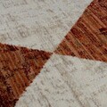 Covor Bradley Geo Red, Flair Rugs, 120x169 cm, polipropilena, rosu