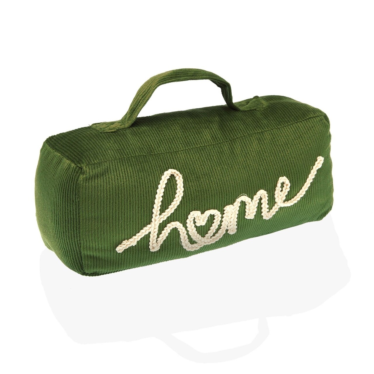 Opritor Pentru Usa Home, Versa, 24 X 9 X 11 Cm, Poliester, Verde