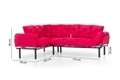 Coltar Nitta Corner, Futon, metal, fucsia