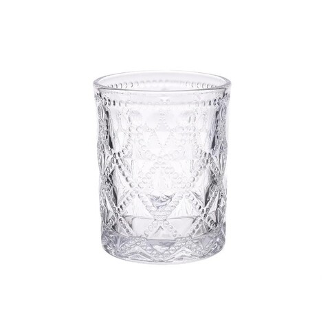 Set 6 pahare de whisky Romb, InArt, 310 ml, sticla, transparent