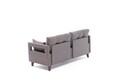 Canapea fixa Comfort, Balcab Home, 2 locuri, 175x80x80 cm, lemn, maro