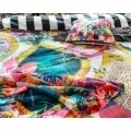 Lenjerie de pat dubla Rikka Multi, Melli Mello, 3 piese, 200 x 220 cm, 100% bumbac satinat, multicolora