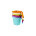 Set 6 cani, Casa Plastor, Enery, 480 ml, plastic, multicolor