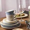 Set de cafea 12 piese, Like Villeroy & Boch, Color Loop Horizon, portelan premium, albastru