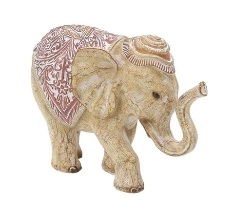 Decoratiune Elephant, InArt, 28.5 x 21 x 12 cm, polirasina, multicolor