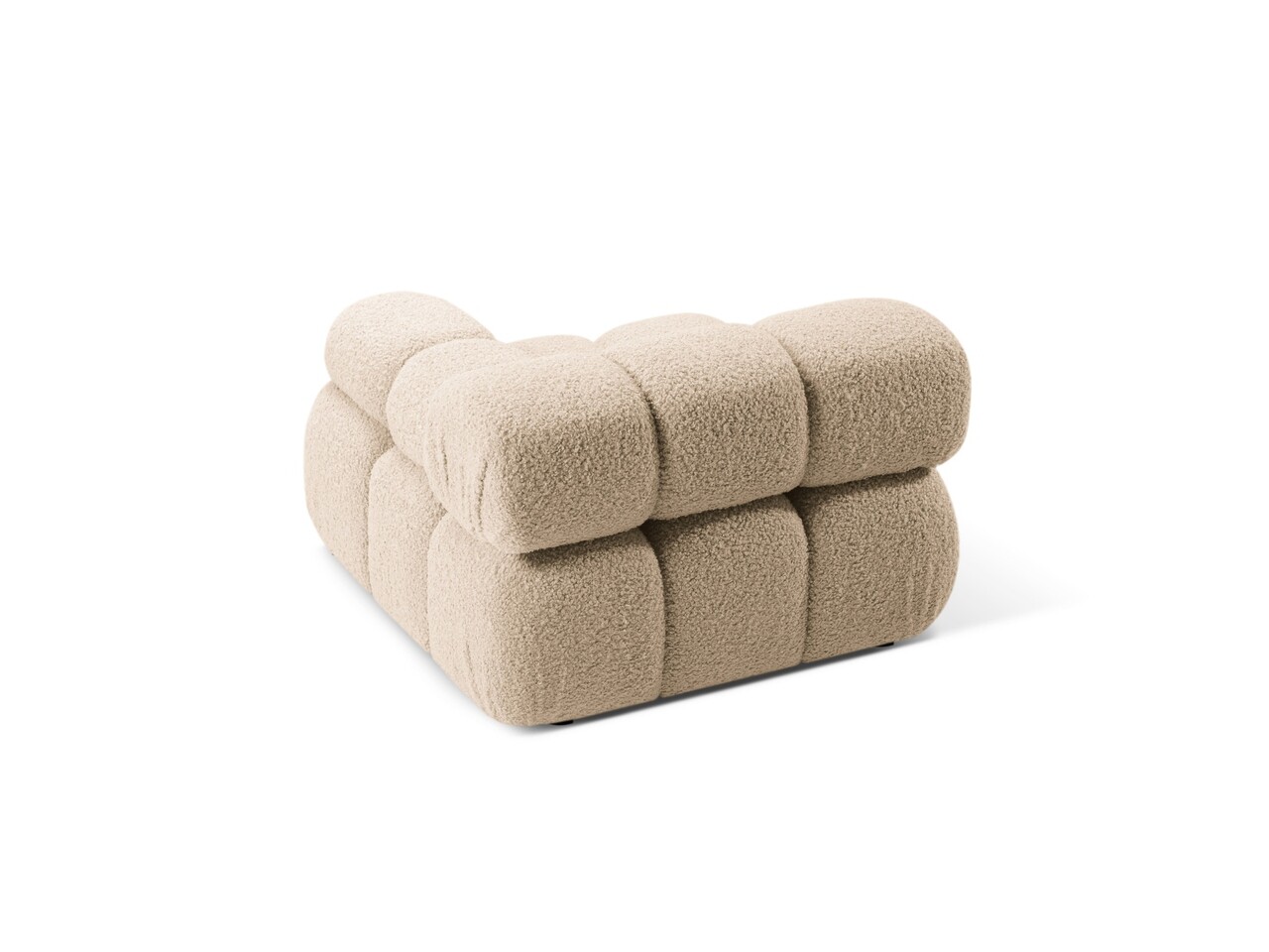 Modul dreapta pentru canapea modulara, 1 loc, Bellis-213, Micadoni Home, 94x94x70 cm, tesatura boucle, bej sand - 1 | YEO