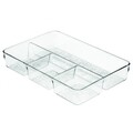 Organizator pentru cosmetice Rain, iDesign, 4 compartimente, 33x23x5.5 cm