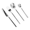 Set tacamuri 24 piese Aperi, Homla, inox tip 430, argintiu