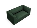 Canapea 2 locuri, Ruby, Micadoni Home, BL, 174x93x69 cm, poliester, verde