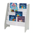 Mini biblioteca pentru carti, U-grow, 61x30x71 cm, MDF, alb/gri