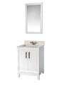 Set mobilier de baie (2 piese), Jussara, Michigan 24, Alb