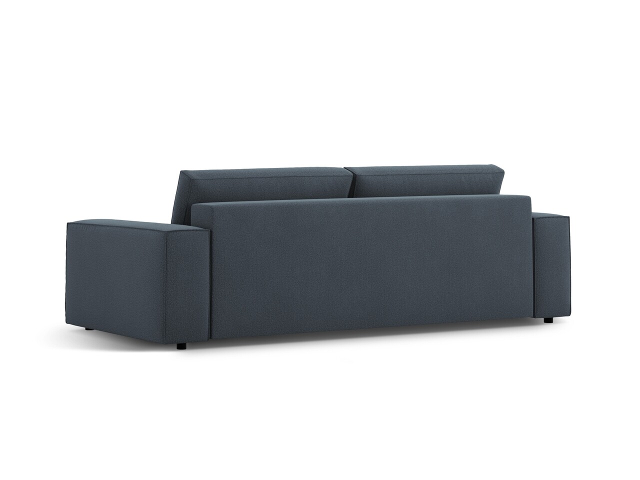 Canapea extensibila 3 locuri, Jodie-78, Micadoni Home, 247x107x86 cm, tesatura structurata, albastru - 1 | YEO