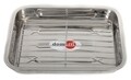 Tava cuptor cu gratar, Domotti, 40 x 28.5 cm, inox