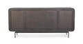 Bufet inferior Orissa, Bizzotto, 180 x 42 x 82 cm, lemn de mango/MDF, negru